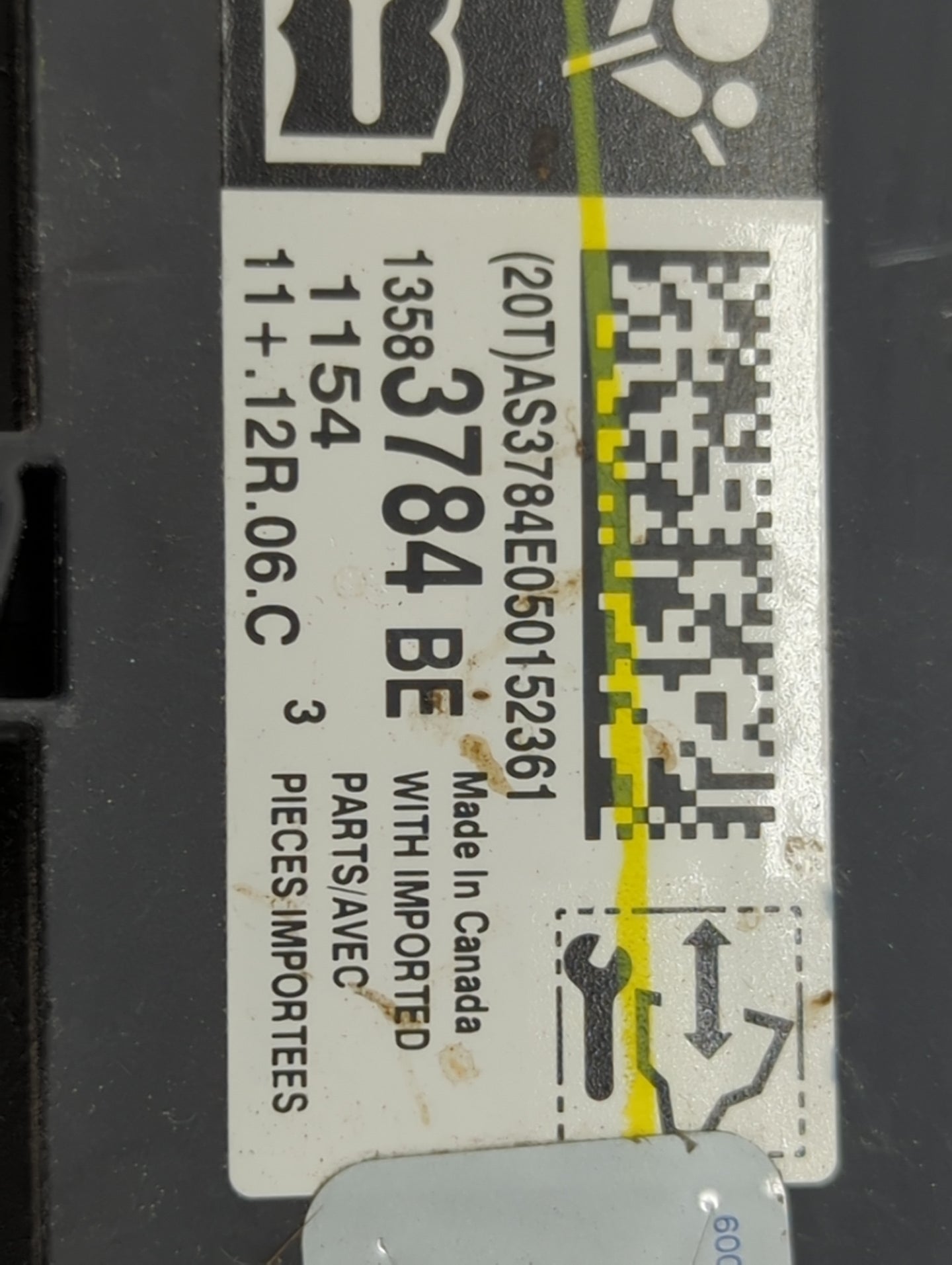 Chevrolet Captiva Srs Safety Restraint System Module 13583784|22657104 - Oemusedautoparts1.com