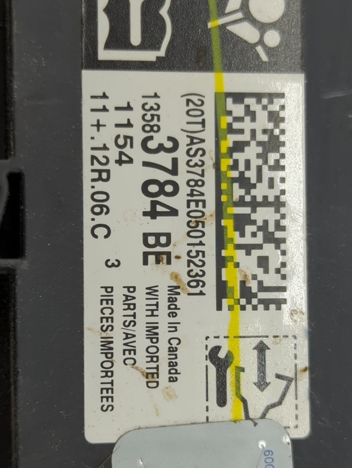 Chevrolet Captiva Srs Safety Restraint System Module 13583784|22657104 - Oemusedautoparts1.com