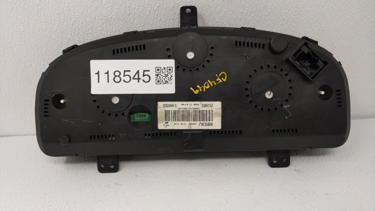 2013-2014 Chevrolet Captiva Sport Instrument Cluster Speedometer Gauges P/N:23120853,22975645,23209120 23209120 Fits OEM Use