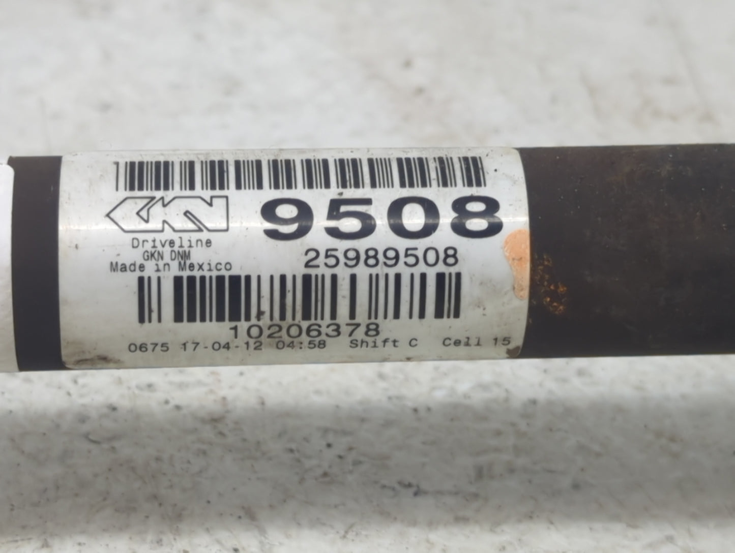 2012-2015 Chevrolet Captiva Sport Axle Shaft Front Driver Cv C/v - Oemusedautoparts1.com