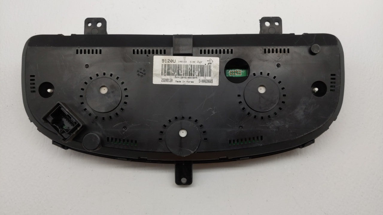 2013-2014 Chevrolet Captiva Sport Instrument Cluster Speedometer Gauges P/N:23120853 22975645, 23209120 Fits Fits 2013 2014 