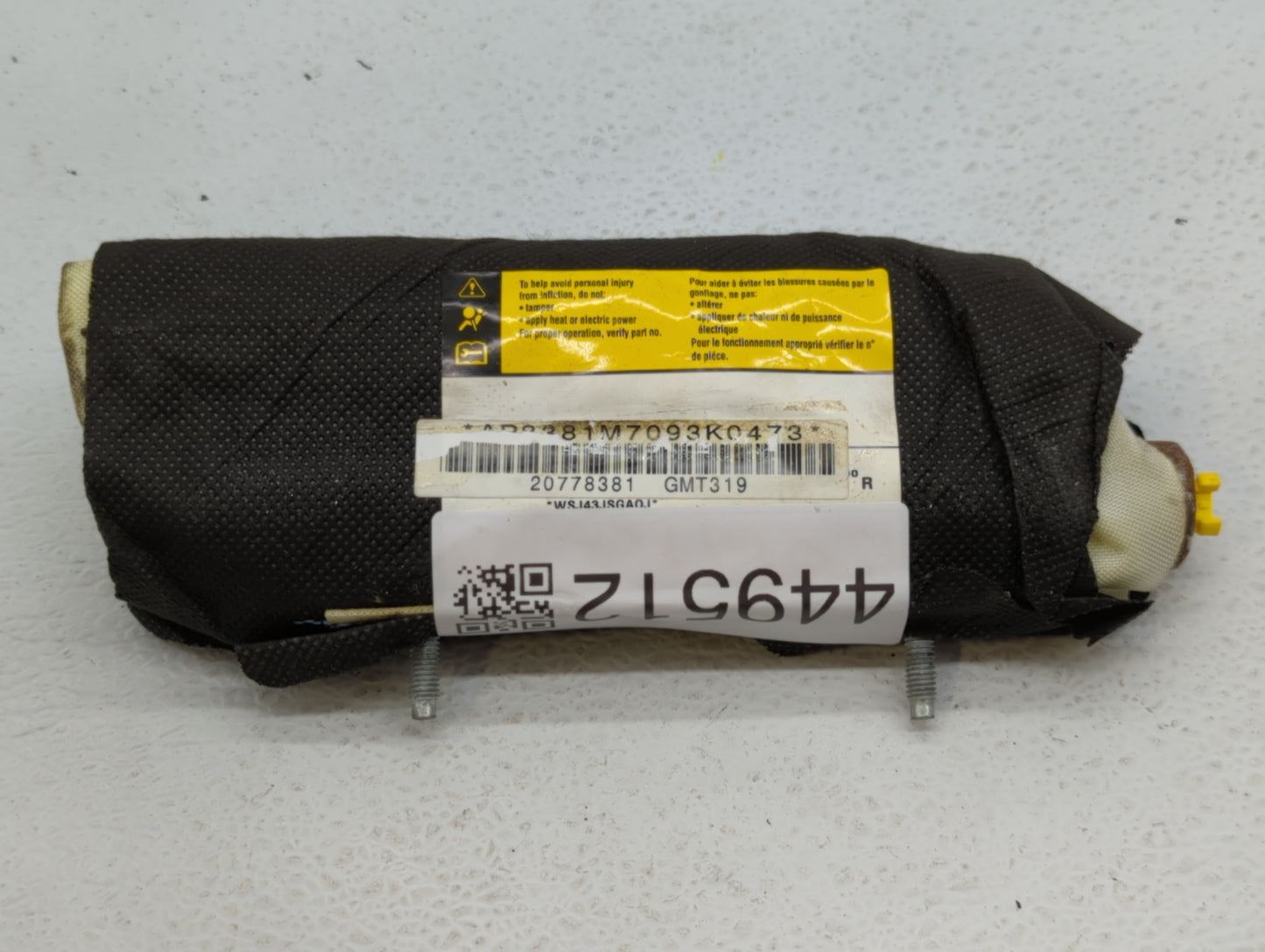 2012-2015 Chevrolet Captiva Sport Air Bag Passenger Right Dashboard Oem - Oemusedautoparts1.com