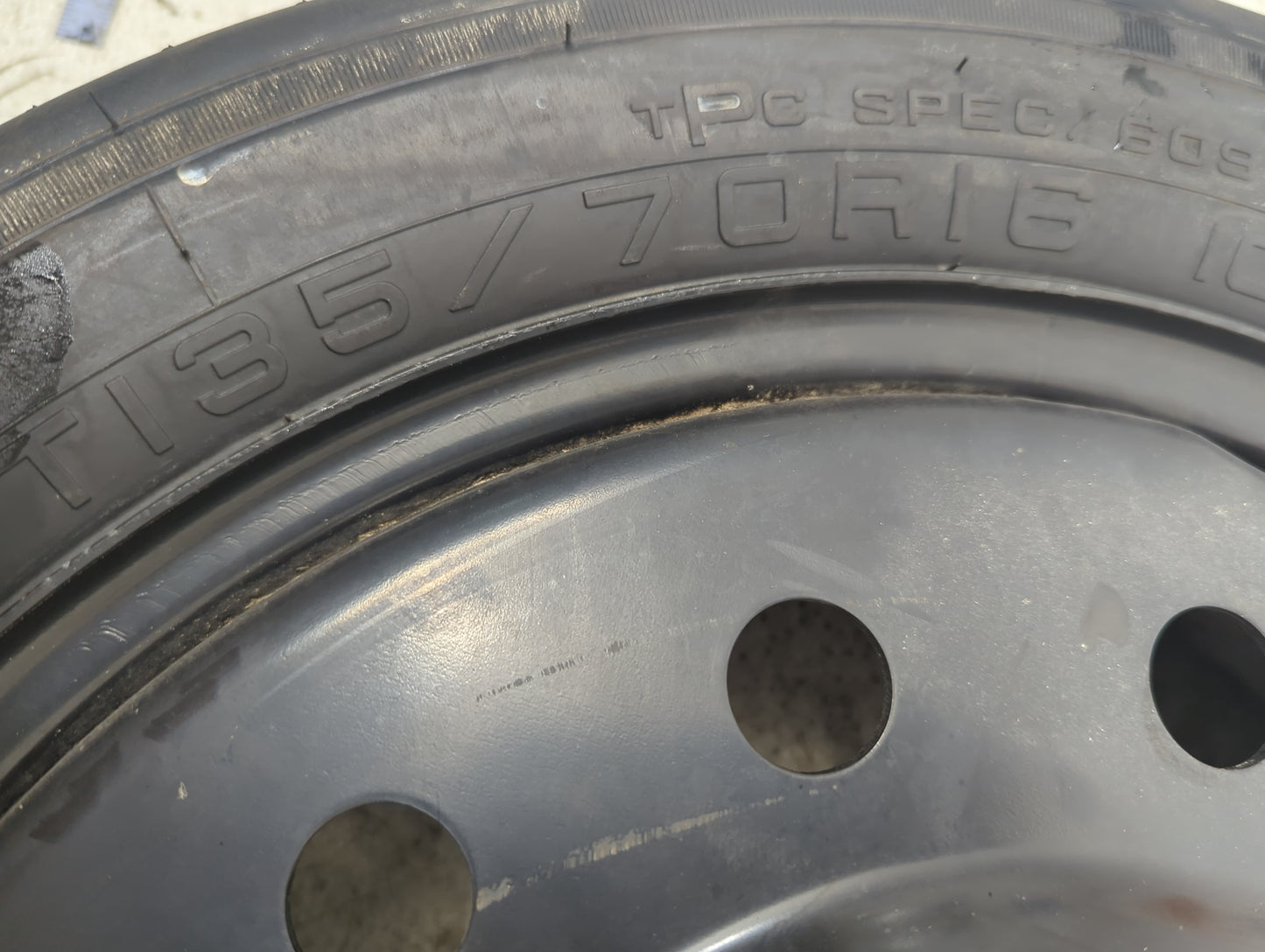 2012-2015 Chevrolet Captiva Sport Spare Donut Tire Wheel Rim Oem - Oemusedautoparts1.com