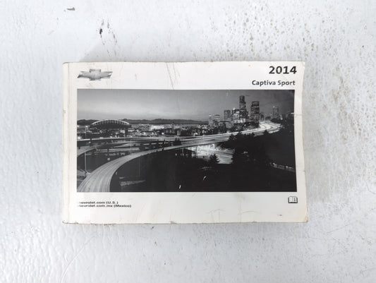 2014 Chevrolet Captiva Sport Owners Manual Book Guide OEM Used Auto Parts - Oemusedautoparts1.com
