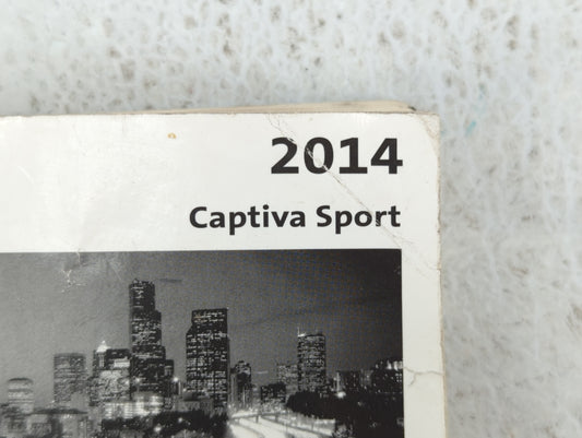 2014 Chevrolet Captiva Sport Owners Manual Book Guide OEM Used Auto Parts