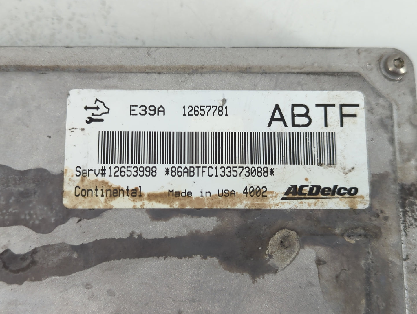 2013-2015 Chevrolet Captiva Sport PCM Engine Control Computer ECU ECM PCU OEM P/N:ABTF 12657781 Fits Fits 2013 2014 2015 201
