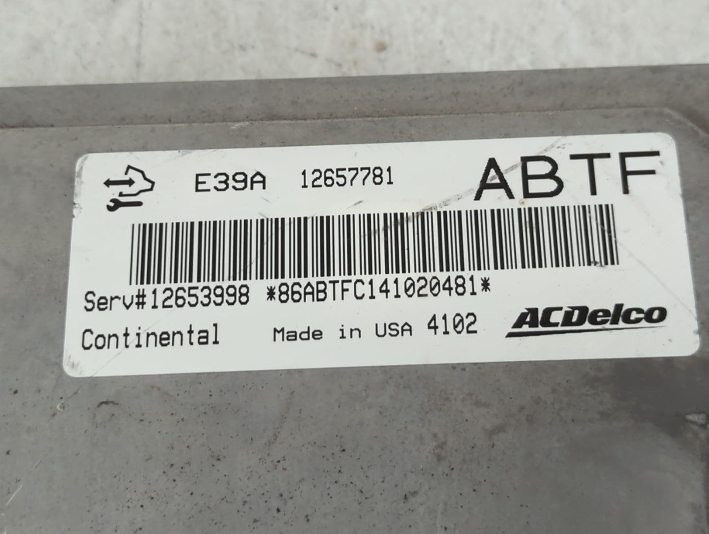 2013-2015 Chevrolet Captiva Sport PCM Engine Control Computer ECU ECM PCU OEM P/N:12657781 E39A Fits Fits 2013 2014 2015 201