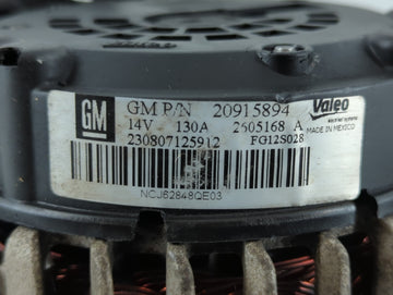 2012-2015 Chevrolet Captiva Sport Alternator Replacement Generator Charging Assembly Engine OEM P/N:20915894 Fits OEM Used Auto Parts