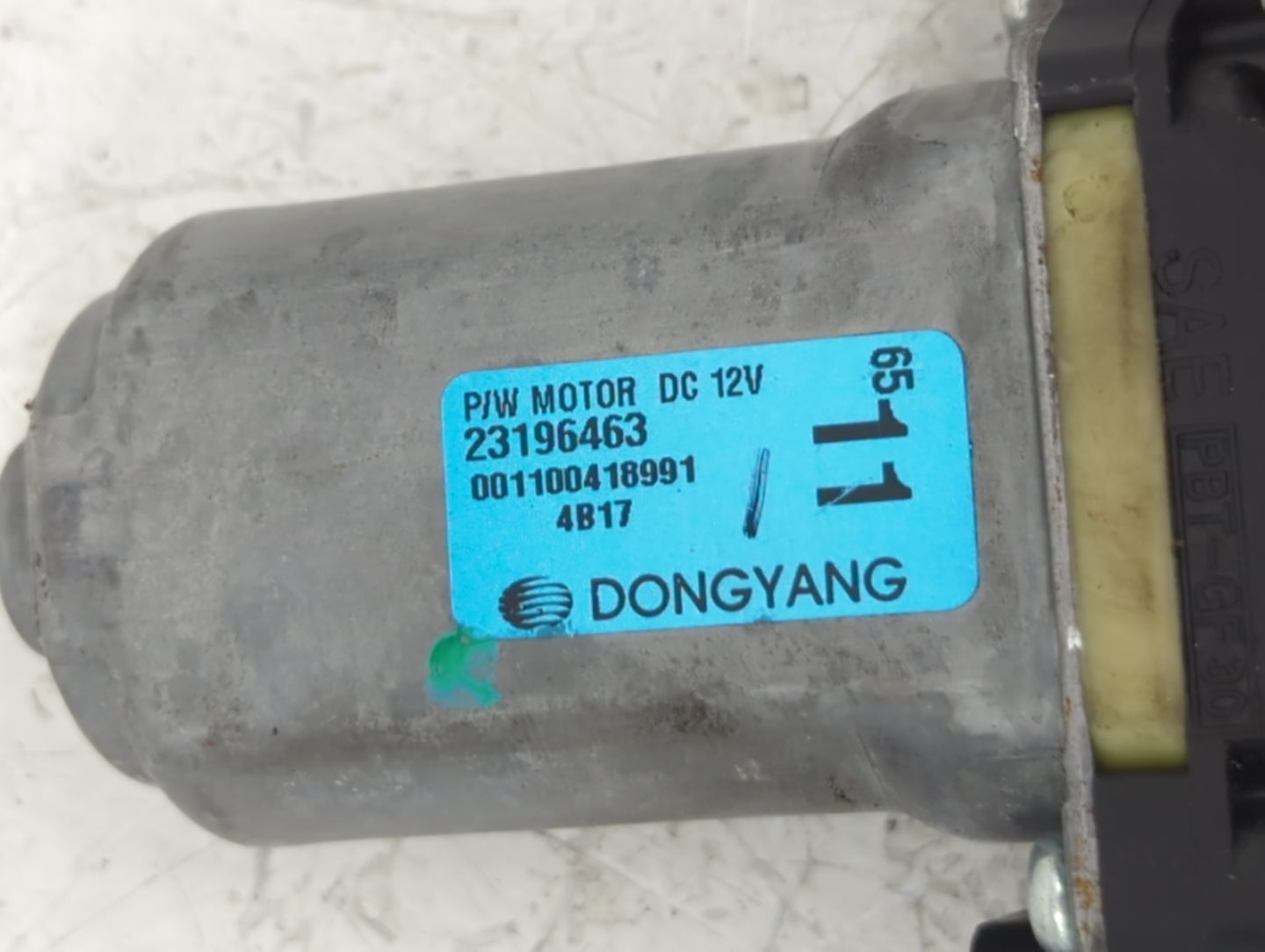 2012 Chevrolet Captiva Sport Passenger Front Right Power Window Motor - Oemusedautoparts1.com