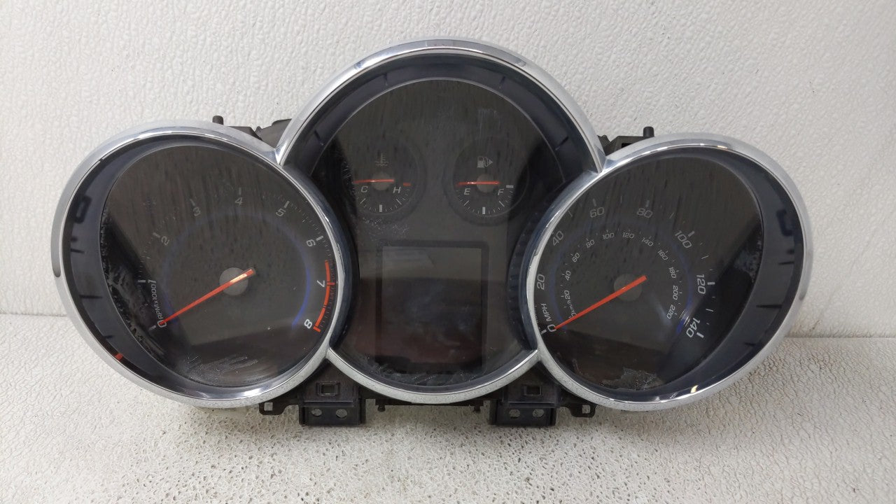 2013-2014 Chevrolet Cruze Instrument Cluster Speedometer Gauges P/N:95129376 Fits Fits 2013 2014 OEM Used Auto Parts - Oemus
