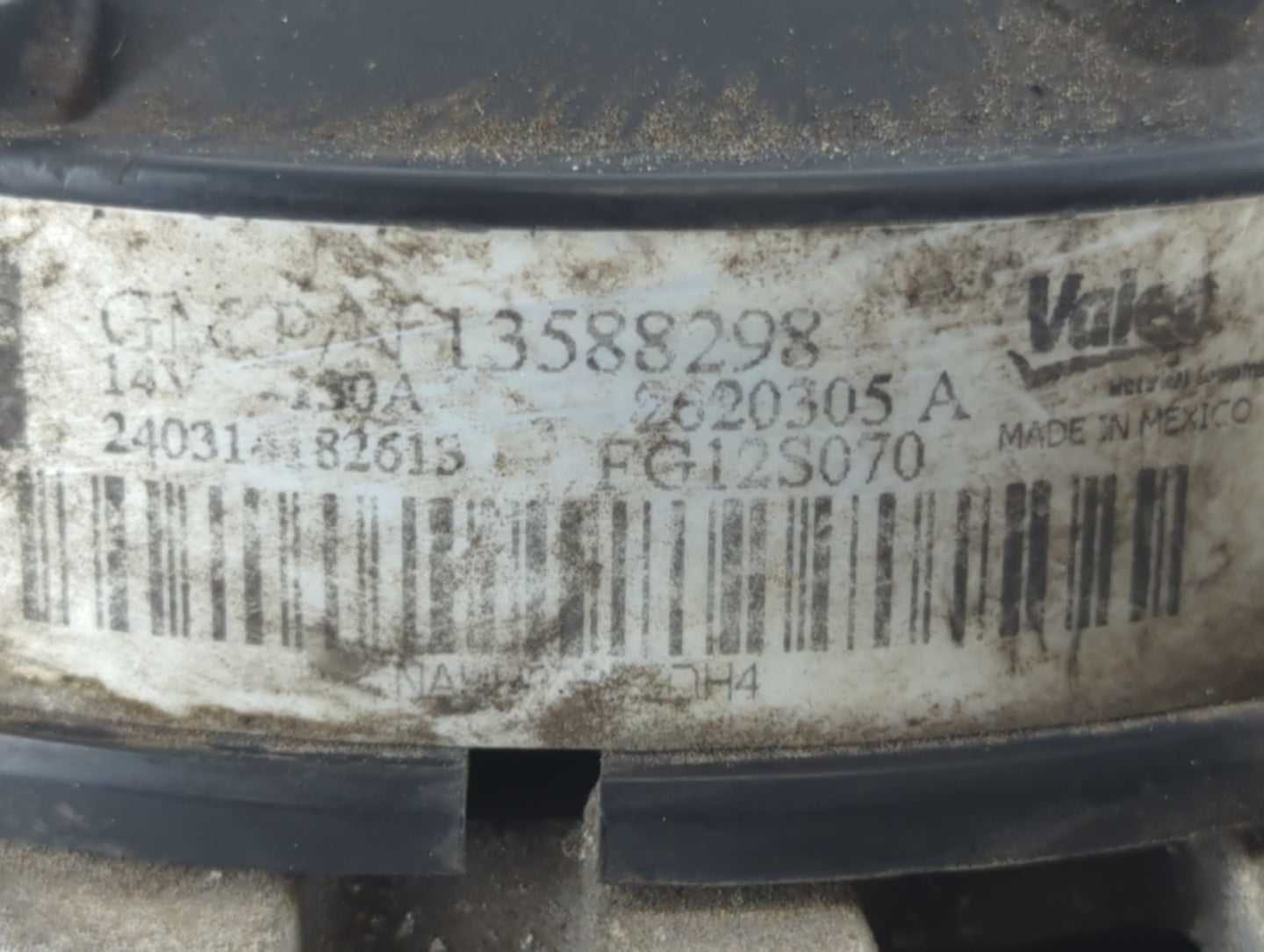 2011-2016 Chevrolet Cruze Alternator Replacement Generator Charging Assembly Engine OEM P/N:13588298 Fits OEM Used Auto Part