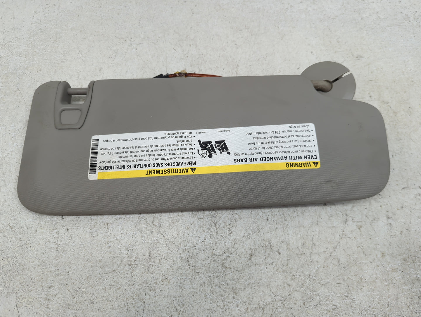 2011-2016 Chevrolet Cruze Sun Visor Shade Replacement Driver Left Mirror Fits Fits 2011 2012 2013 2014 2015 2016 OEM Used Au