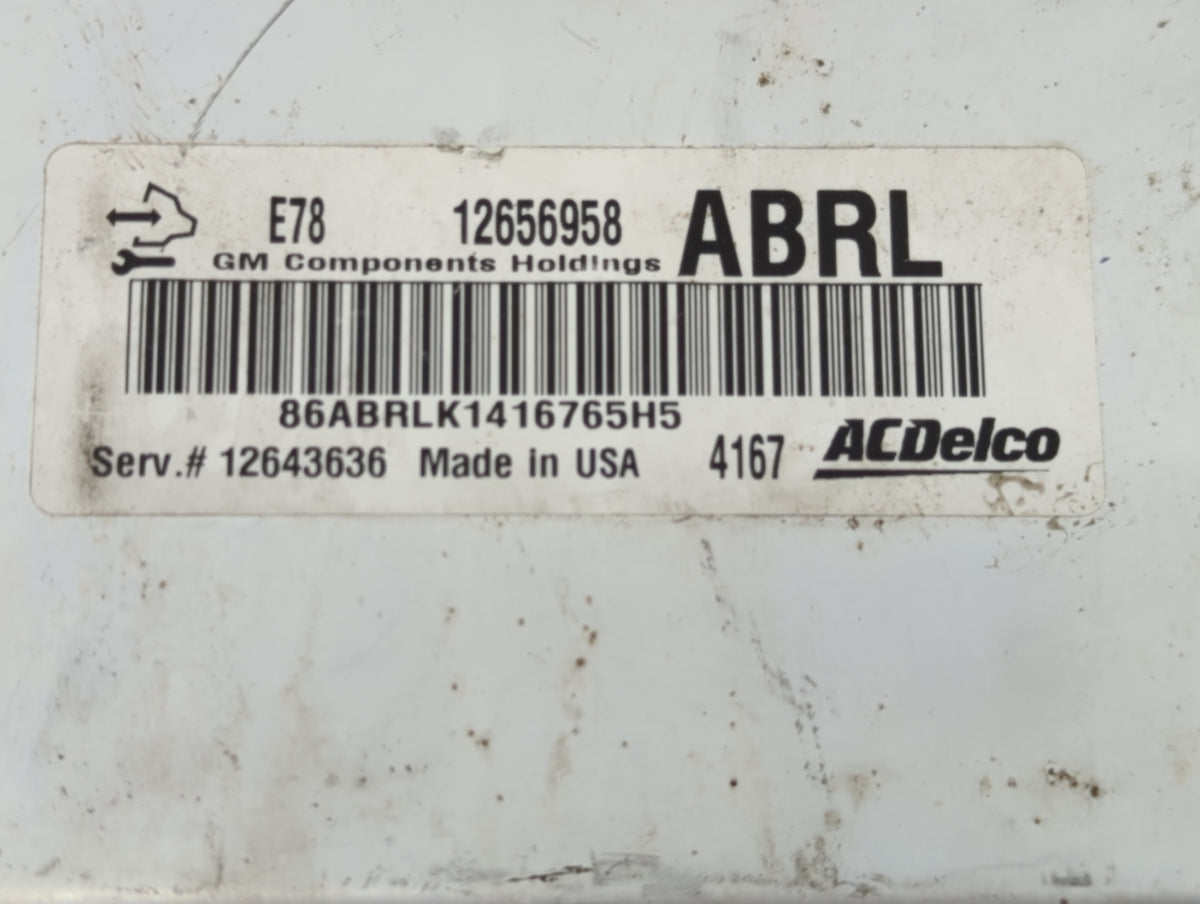 2012-2016 Chevrolet Cruze PCM Engine Control Computer ECU ECM PCU OEM P/N:12656958 12643636 Fits OEM Used Auto Parts - Oemus