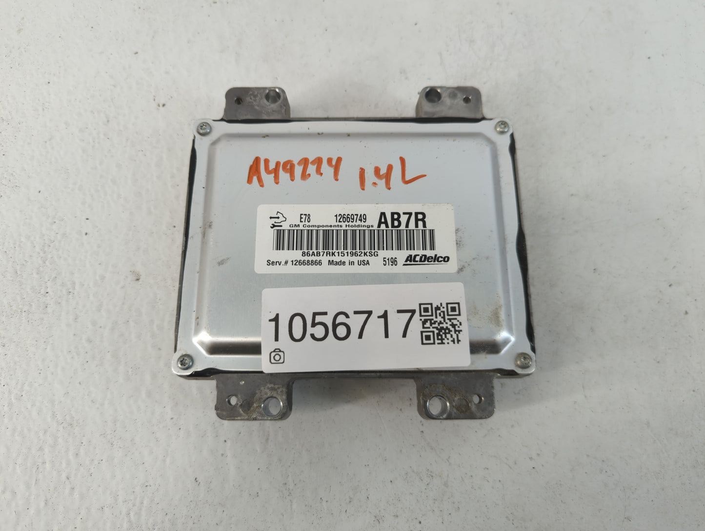 2012-2016 Chevrolet Cruze PCM Engine Control Computer ECU ECM PCU OEM P/N:12669749 Fits Fits 2011 2012 2013 2014 2015 2016 O