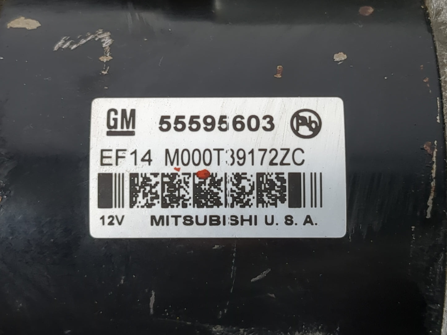 2011-2016 Chevrolet Cruze Car Starter Motor Solenoid OEM P/N:M000T39172ZC 55595603 Fits OEM Used Auto Parts - Oemusedautopar