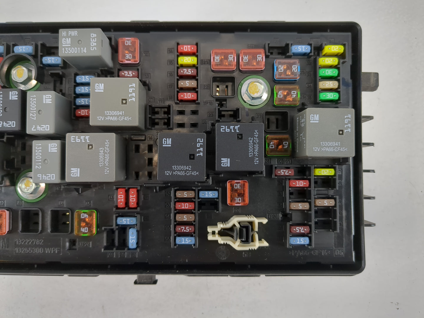 2012-2014 Chevrolet Cruze Fusebox Fuse Box Panel Relay Module P/N:95942232 Fits Fits 2012 2013 2014 OEM Used Auto Parts - Oe