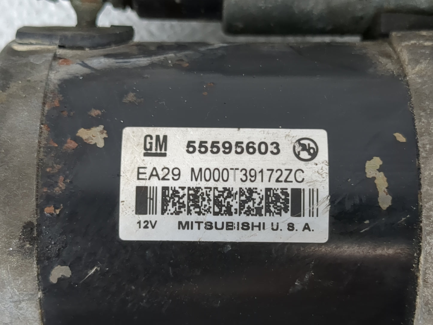 2011-2016 Chevrolet Cruze Car Starter Motor Solenoid OEM P/N:55595603 M000T39171ZC Fits OEM Used Auto Parts - Oemusedautopar