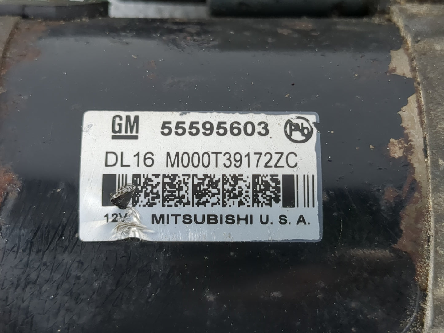 2011-2016 Chevrolet Cruze Car Starter Motor Solenoid OEM P/N:55595603 M000T39171ZC Fits OEM Used Auto Parts - Oemusedautopar