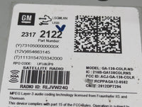 2014 Chevrolet Cruze Radio AM FM Cd Player Receiver Replacement P/N:23172122 Fits OEM Used Auto Parts - Oemusedautoparts1.co