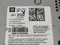 2014 Chevrolet Cruze Radio AM FM Cd Player Receiver Replacement P/N:23172122 Fits OEM Used Auto Parts - Oemusedautoparts1.co