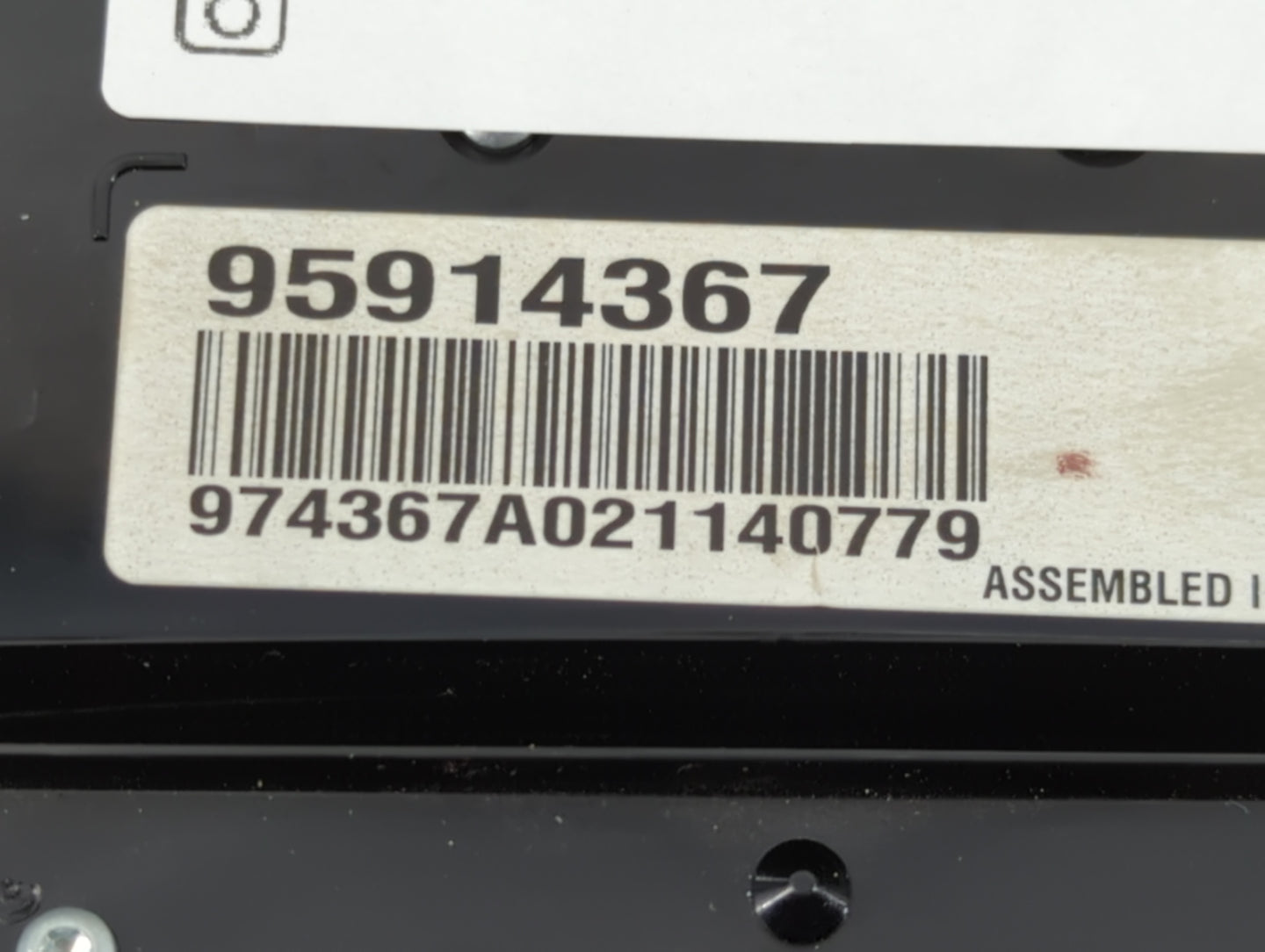 2011-2016 Chevrolet Cruze Radio AM FM Cd Player Receiver Replacement P/N:95914367 Fits Fits 2011 2012 2013 2014 2015 2016 OE