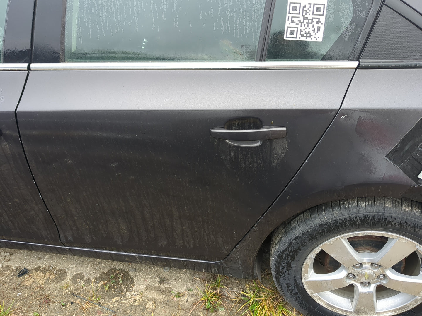 2012-2015 Chevrolet Cruze Driver Rear Door Oem - Oemusedautoparts1.com