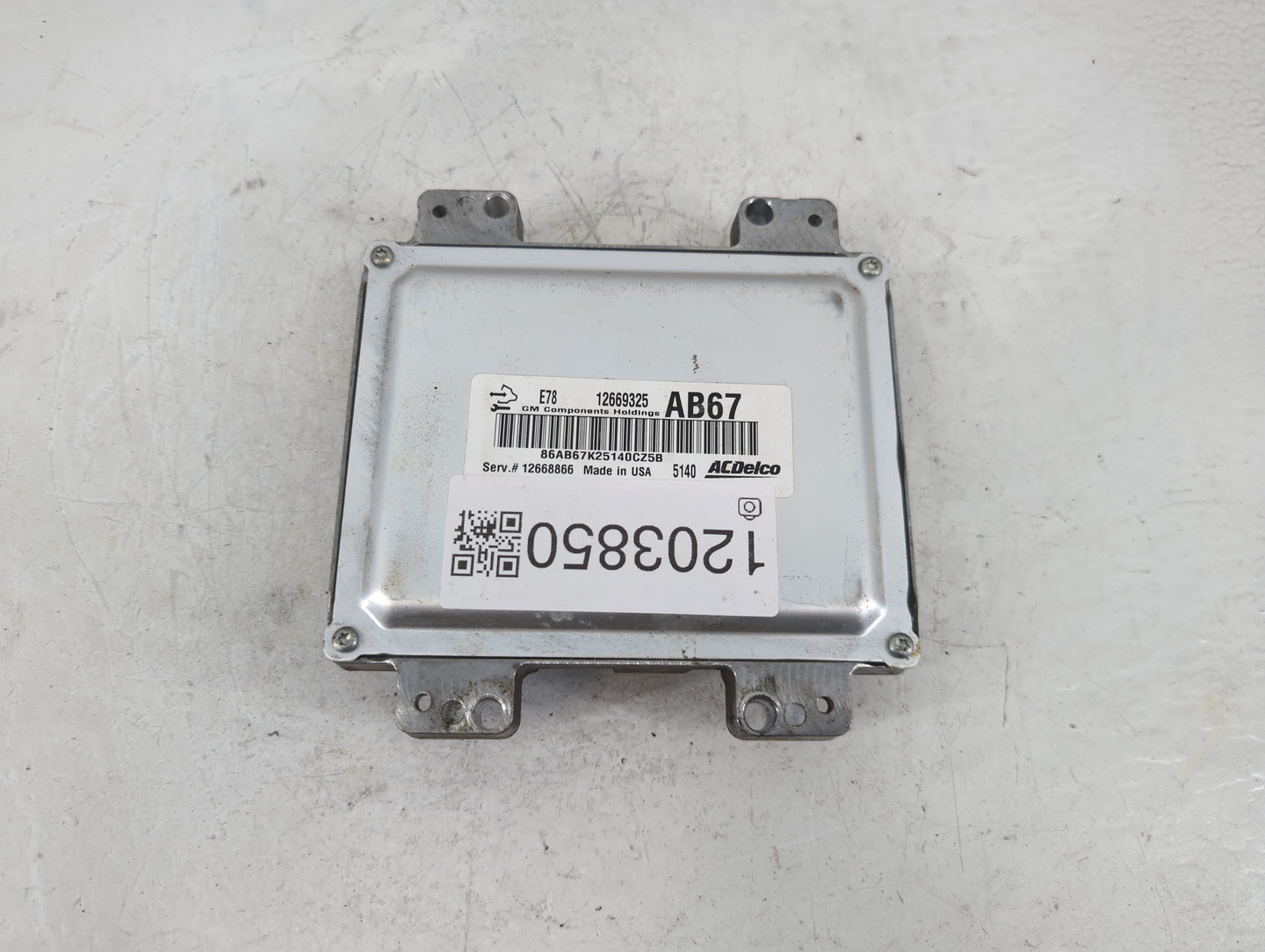 2012-2016 Chevrolet Cruze PCM Engine Control Computer ECU ECM PCU OEM P/N:12669325 Fits Fits 2011 2012 2013 2014 2015 2016 O