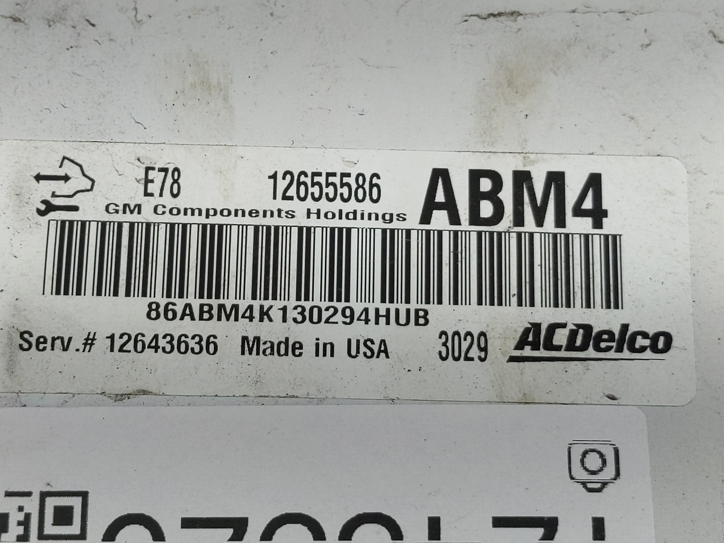 2012-2016 Chevrolet Cruze PCM Engine Control Computer ECU ECM PCU OEM P/N:12655586 Fits Fits 2011 2012 2013 2014 2015 2016 O