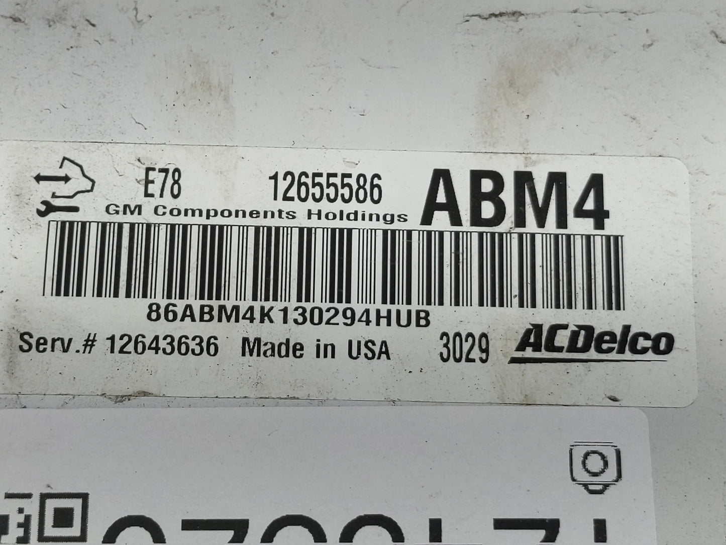 2012-2016 Chevrolet Cruze PCM Engine Control Computer ECU ECM PCU OEM P/N:12655586 Fits Fits 2011 2012 2013 2014 2015 2016 O