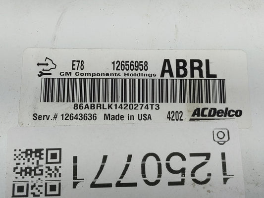 2012-2016 Chevrolet Cruze PCM Engine Control Computer ECU ECM PCU OEM P/N:12656958 Fits Fits 2011 2012 2013 2014 2015 2016 OEM Used Auto Parts