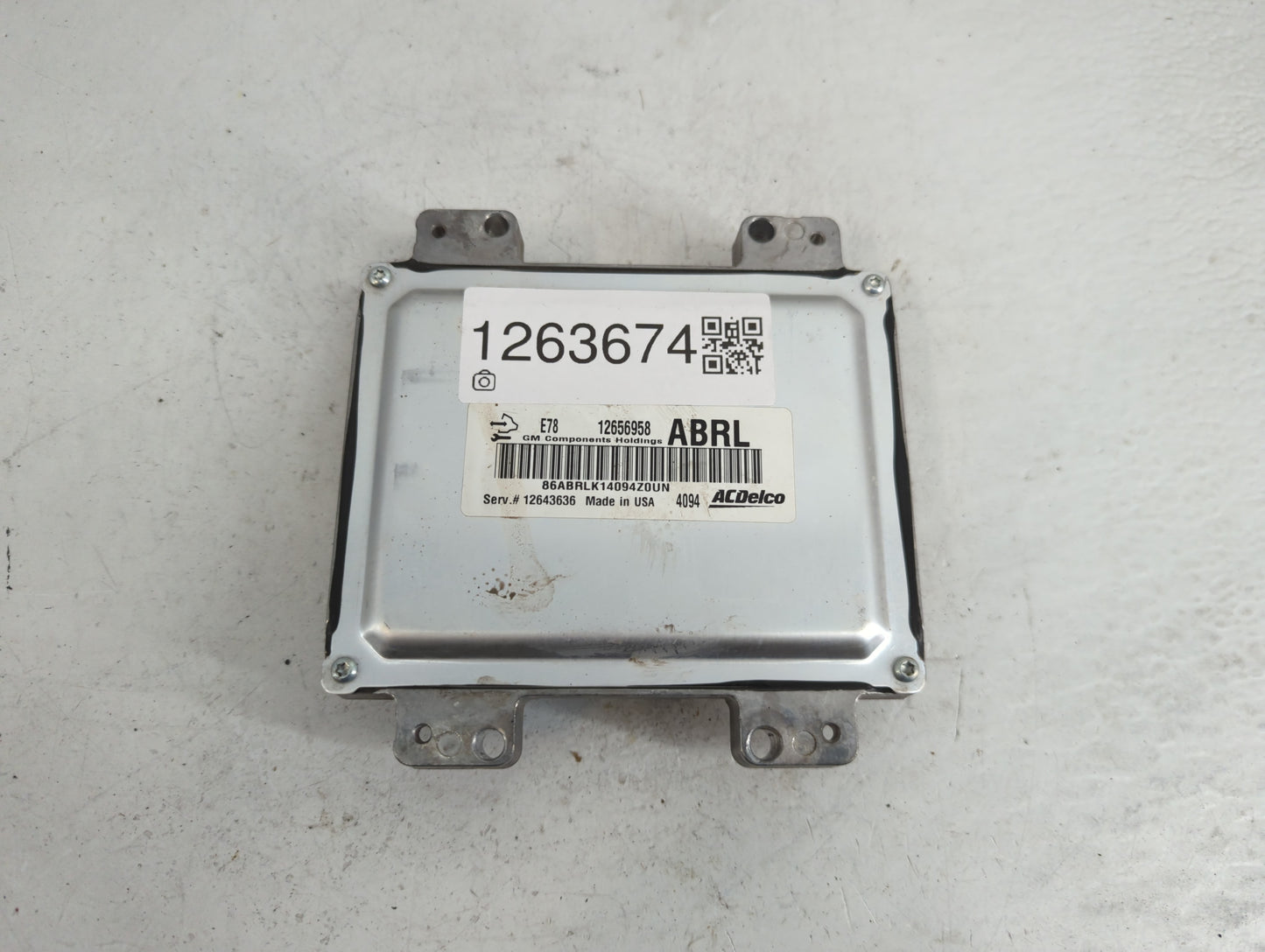 2014 Chevrolet Cruze PCM Engine Control Computer ECU ECM PCU OEM P/N:12656958 Fits OEM Used Auto Parts - Oemusedautoparts1.c