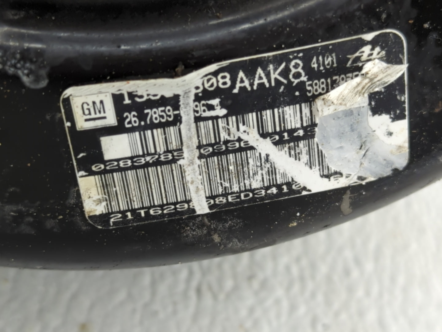2014 Chevrolet Cruze Power Brake Booster Oem - Oemusedautoparts1.com