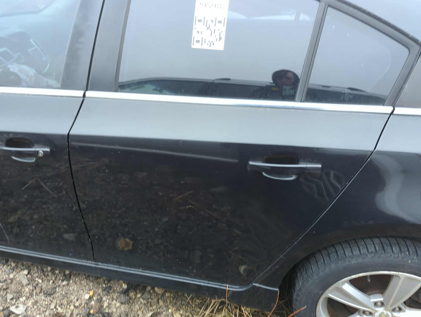 2013-2016 Chevrolet Cruze Driver Rear Door Oem - Oemusedautoparts1.com