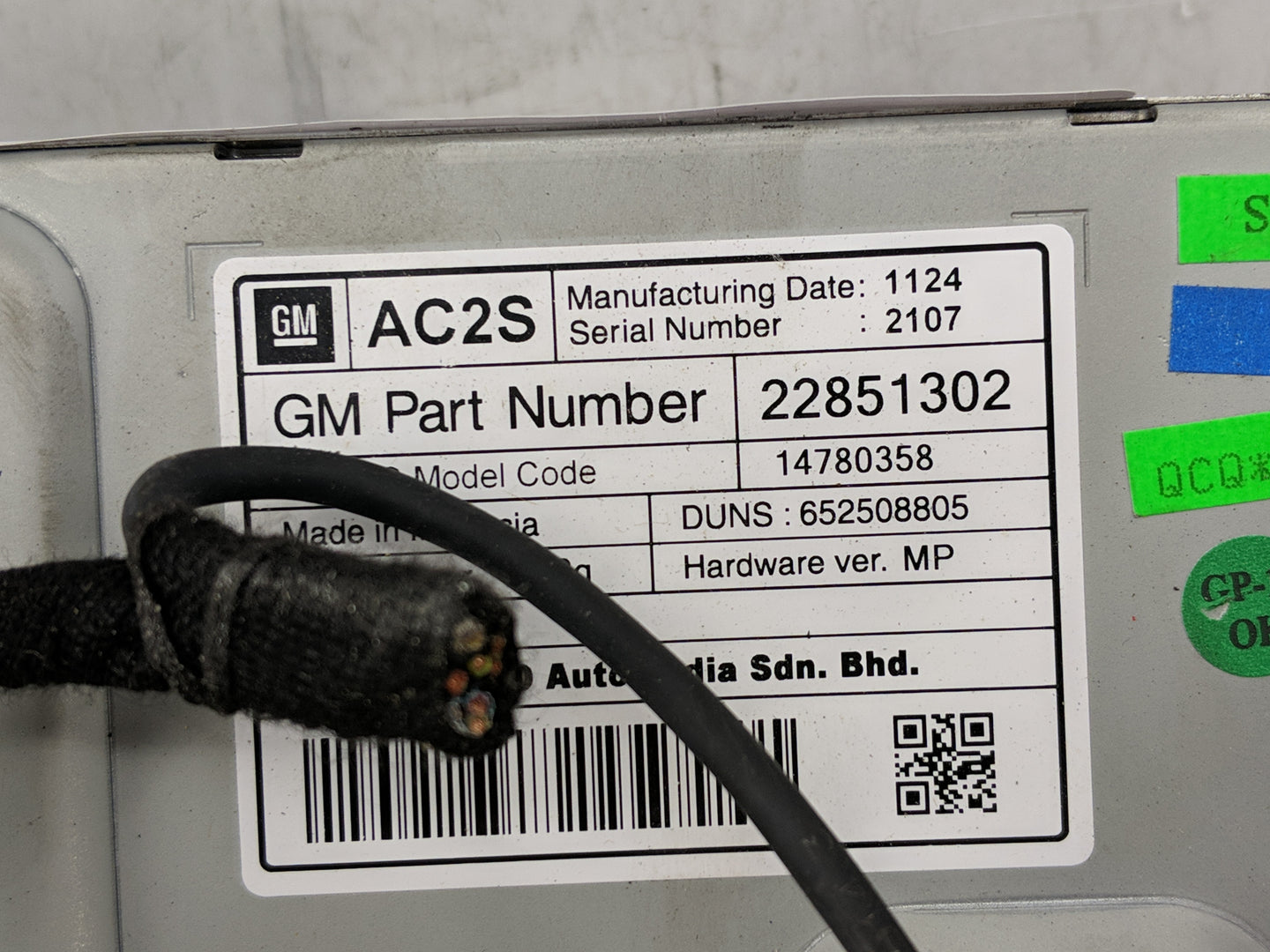 2012-2016 Chevrolet Cruze Information Display Screen - Oemusedautoparts1.com