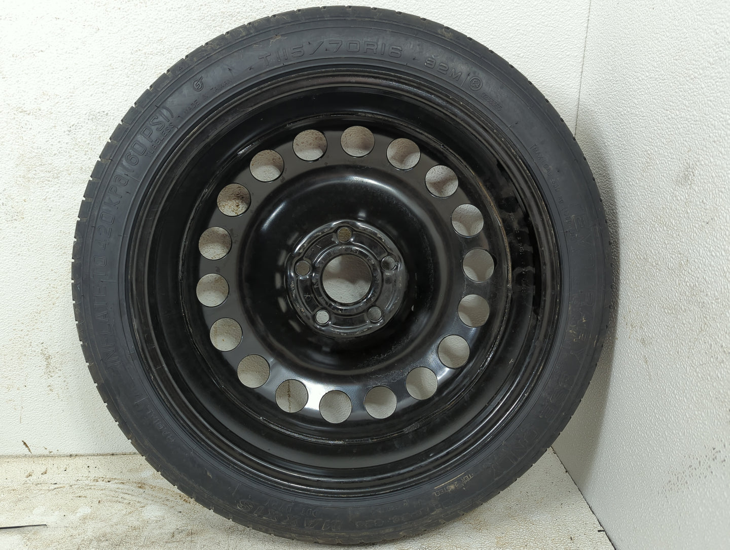 2011-2016 Chevrolet Cruze Spare Donut Tire Wheel Rim Oem 1318309 - Oemusedautoparts1.com