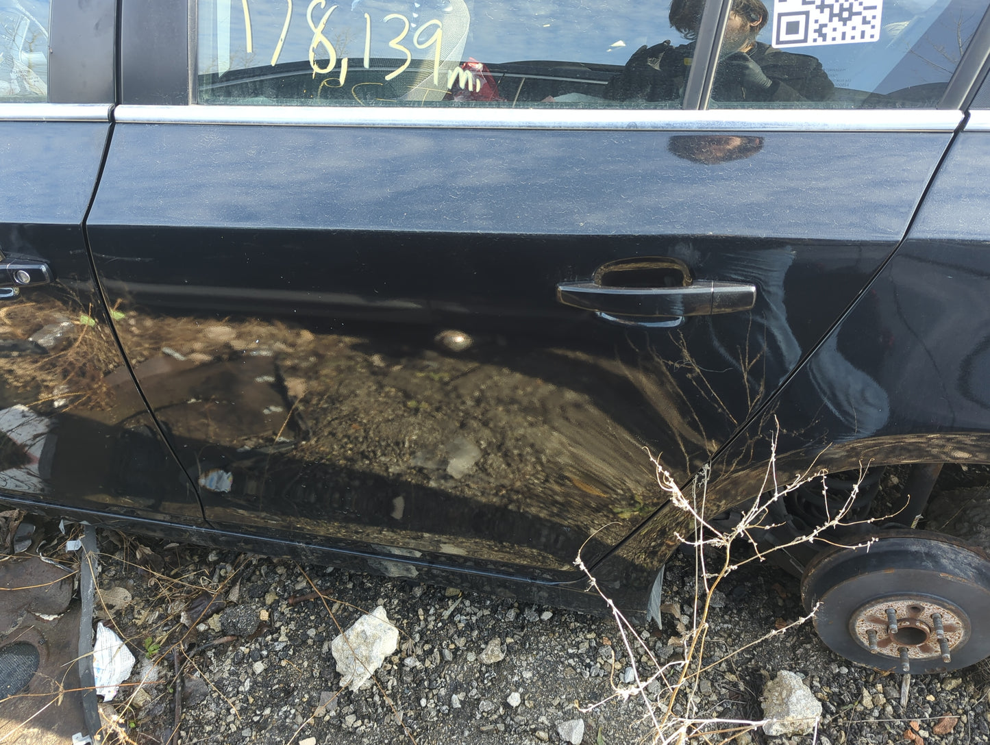 2012-2015 Chevrolet Cruze Driver Rear Door Oem 1325067 - Oemusedautoparts1.com