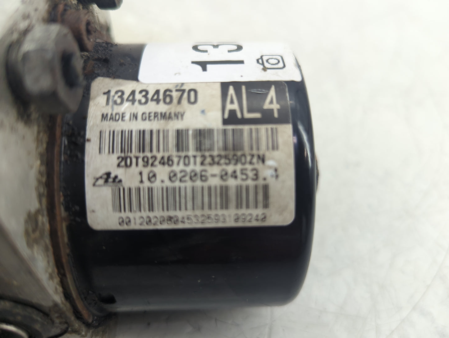 2012-2015 Chevrolet Cruze ABS Pump Control Module Replacement P/N:13434670 Fits Fits 2012 2013 2014 2015 OEM Used Auto Parts
