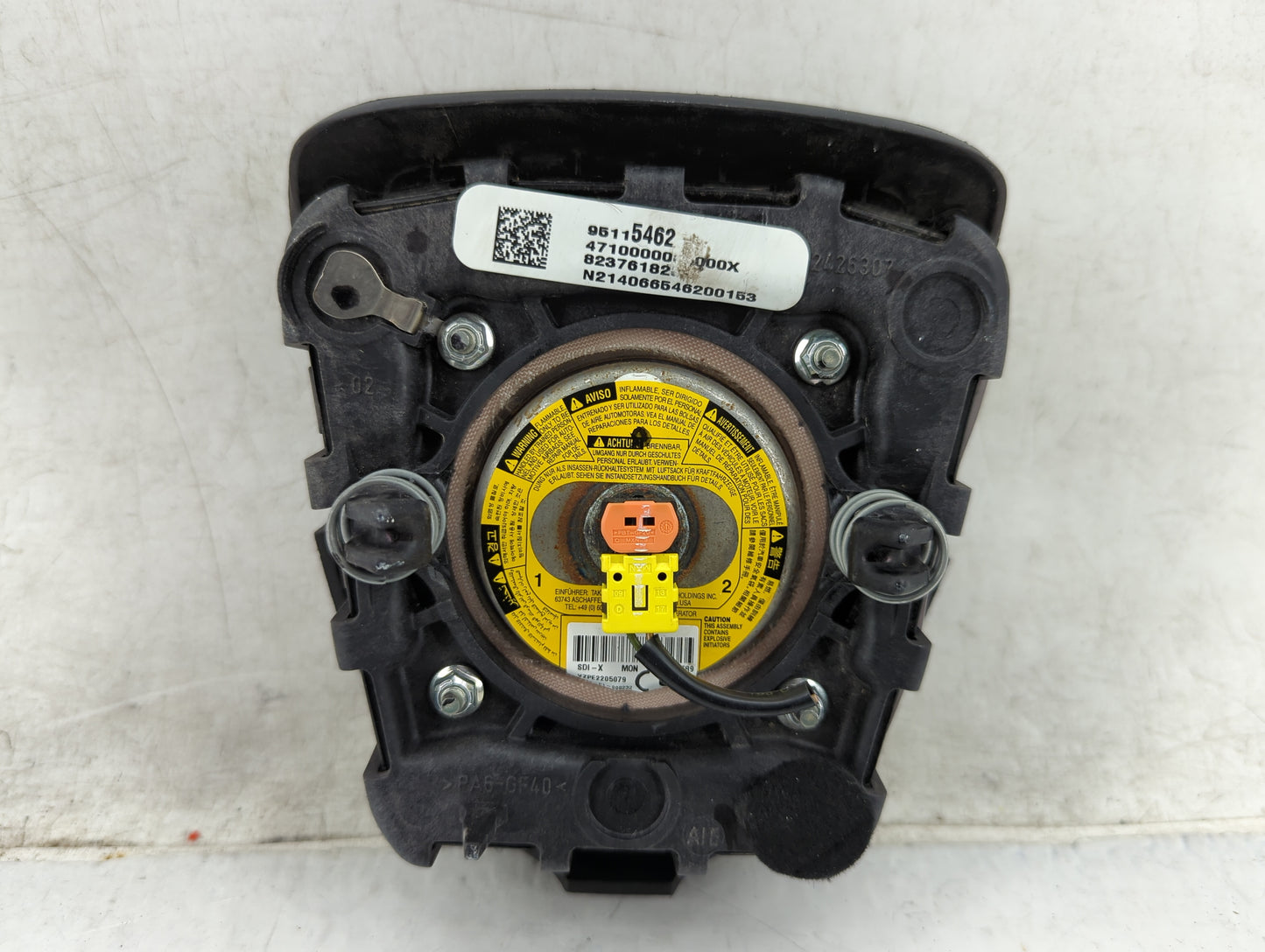 2013-2016 Chevrolet Cruze Air Bag Driver Left Steering Wheel Mounted P/N:95115462 Fits Fits 2013 2014 2015 2016 OEM Used Aut