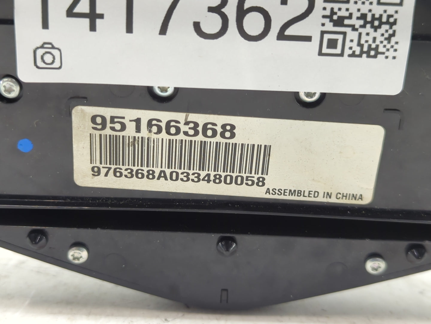 2014 Chevrolet Cruze Climate Control Module Temperature AC/Heater Replacement P/N:95166368 Fits OEM Used Auto Parts - Oemuse