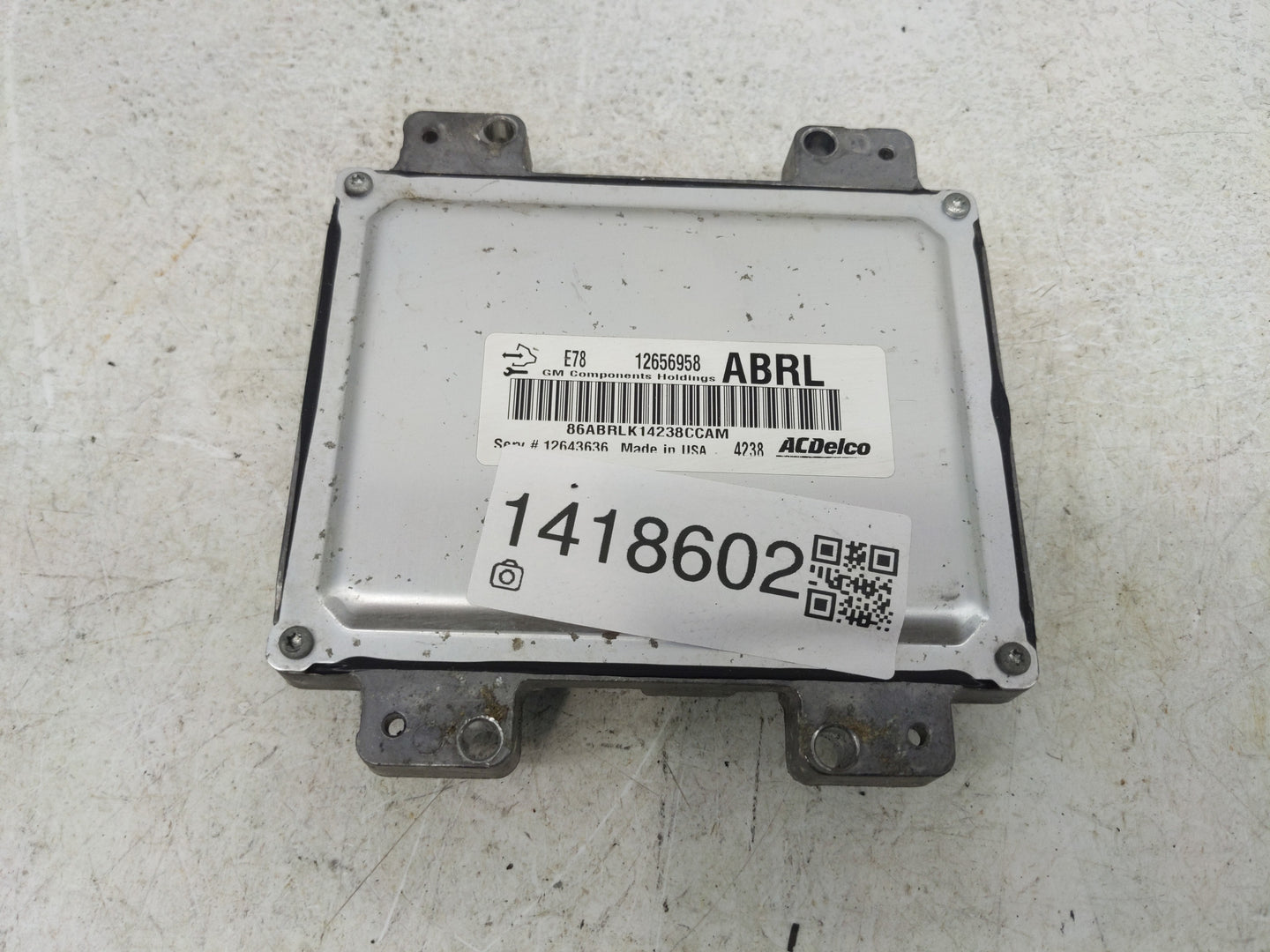 2012-2016 Chevrolet Cruze PCM Engine Control Computer ECU ECM PCU OEM P/N:12656958 Fits Fits 2011 2012 2013 2014 2015 2016 O