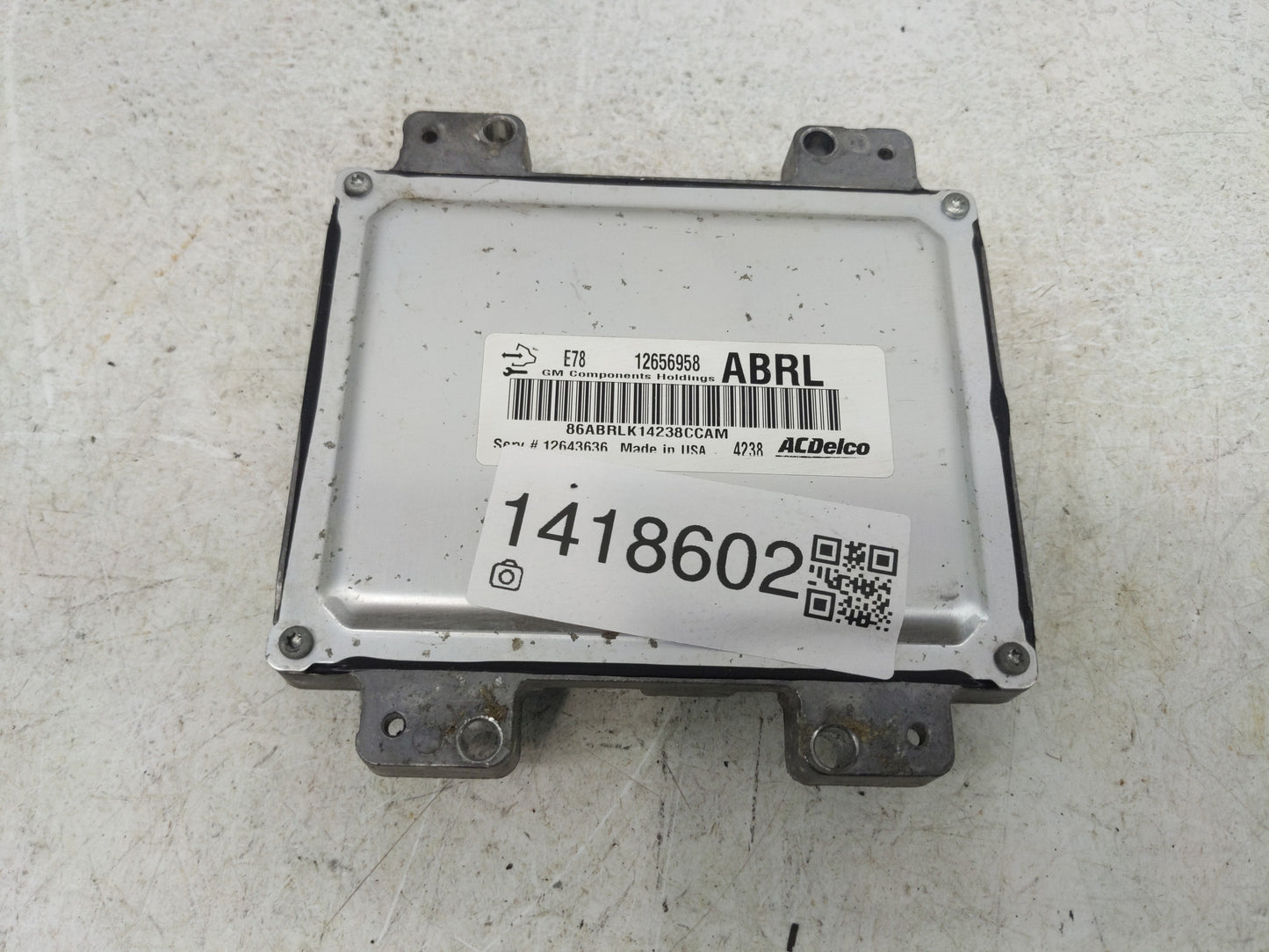 2012-2016 Chevrolet Cruze PCM Engine Control Computer ECU ECM PCU OEM P/N:12656958 Fits Fits 2011 2012 2013 2014 2015 2016 O