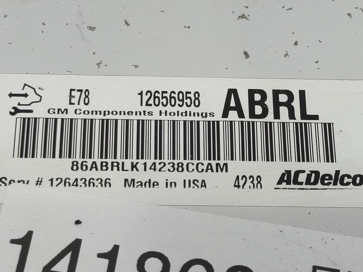 2012-2016 Chevrolet Cruze PCM Engine Control Computer ECU ECM PCU OEM P/N:12656958 Fits Fits 2011 2012 2013 2014 2015 2016 O