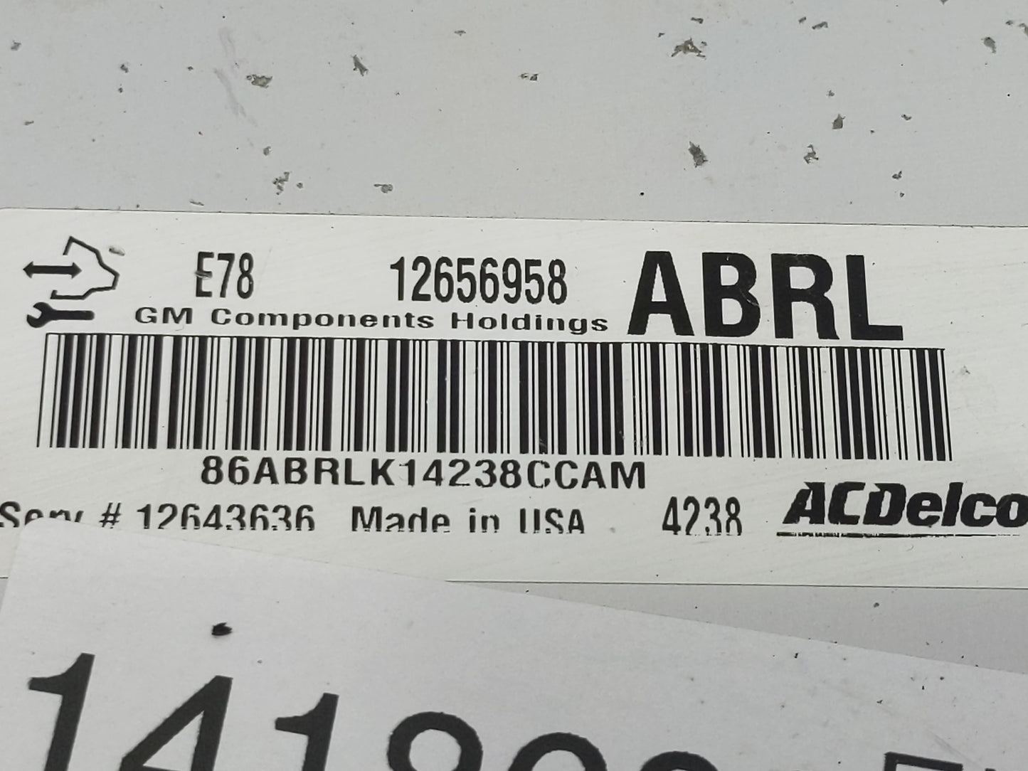 2012-2016 Chevrolet Cruze PCM Engine Control Computer ECU ECM PCU OEM P/N:12656958 Fits Fits 2011 2012 2013 2014 2015 2016 O