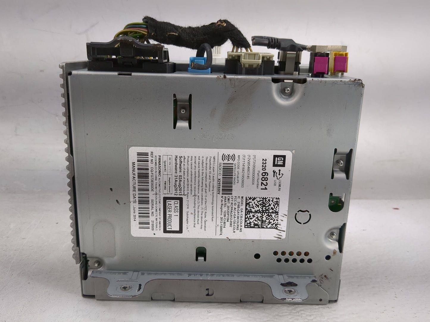 2014-2016 Chevrolet Cruze Radio AM FM Cd Player Receiver Replacement P/N:23206821 Fits Fits 2014 2015 2016 2017 OEM Used Aut