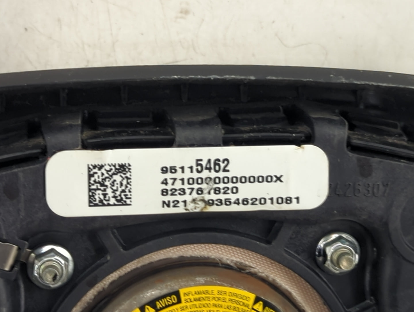2013-2016 Chevrolet Cruze Air Bag Driver Left Steering Wheel Mounted P/N:95115462 4710000000000X Fits Fits 2013 2014 2015 20