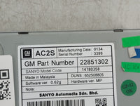 2012-2016 Chevrolet Cruze Information Radio Display Screen 1436897 - Oemusedautoparts1.com