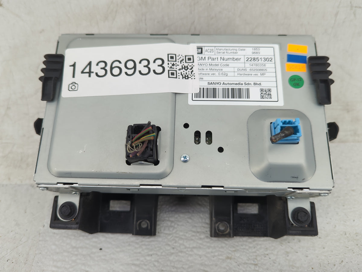 2011-2016 Chevrolet Cruze Information Radio Display Screen 1436933 - Oemusedautoparts1.com