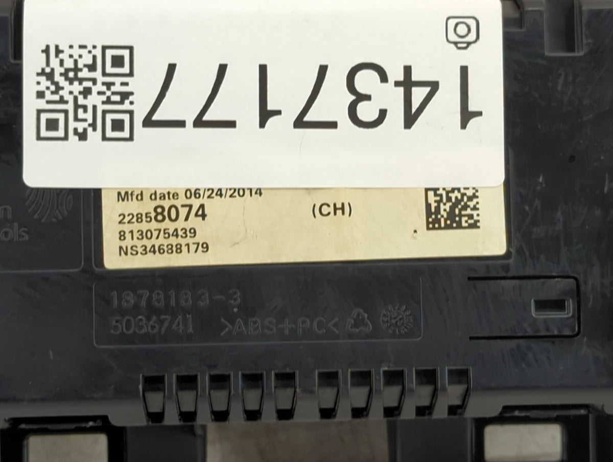 2011-2016 Chevrolet Cruze Information Radio Display Screen Black - Oemusedautoparts1.com
