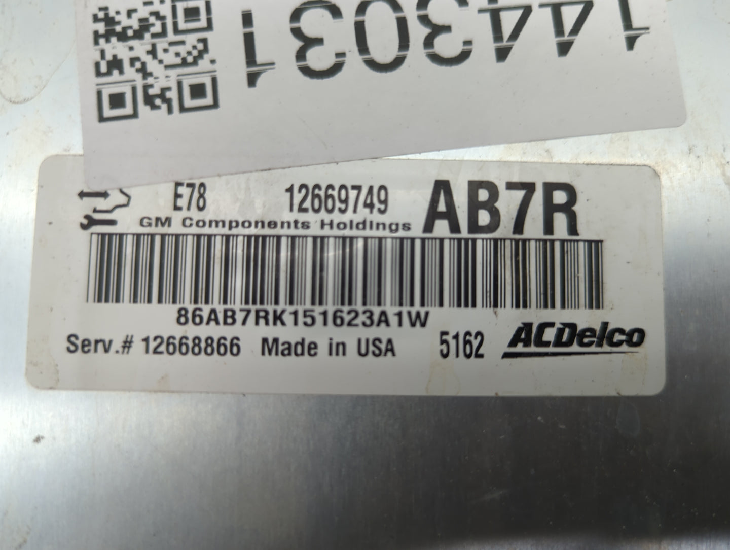 2012-2016 Chevrolet Cruze PCM Engine Control Computer ECU ECM PCU OEM P/N:12669749 12668866 Fits OEM Used Auto Parts - Oemus