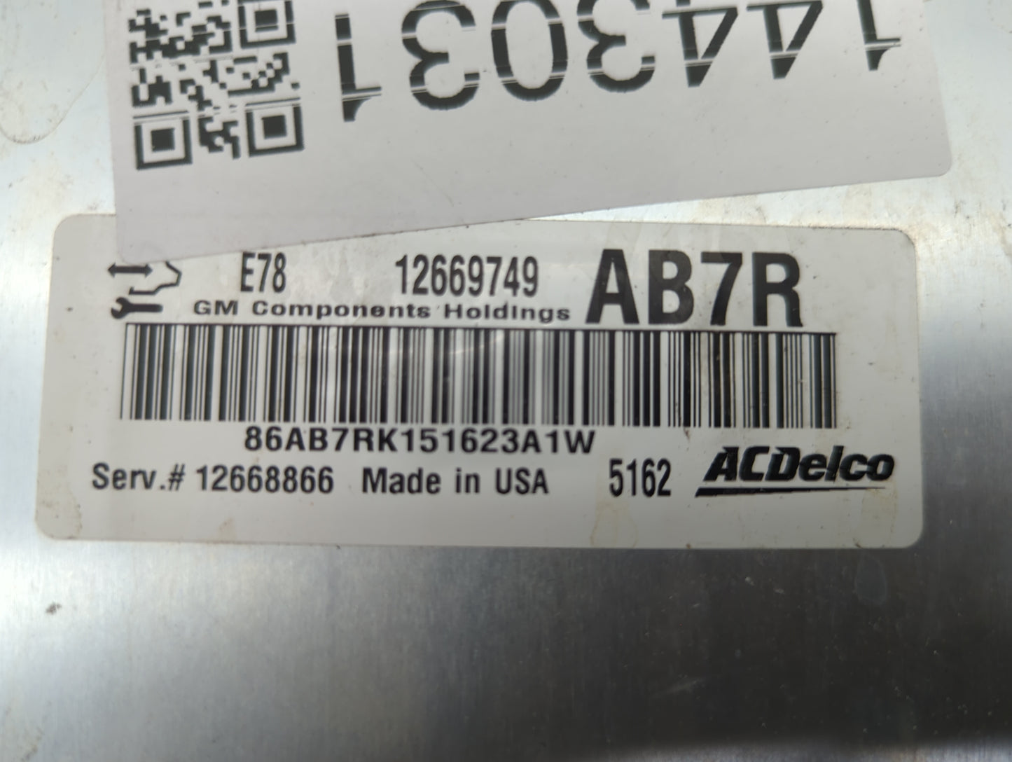 2012-2016 Chevrolet Cruze PCM Engine Control Computer ECU ECM PCU OEM P/N:12669749 12668866 Fits OEM Used Auto Parts - Oemus